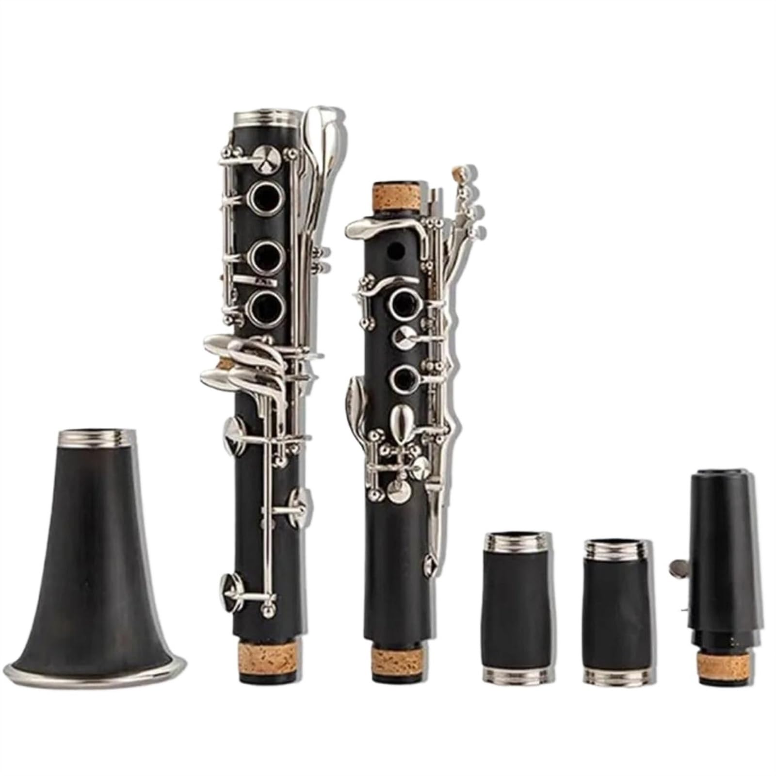 クラリネット ニッケルメッキ B調 Clarinet ABS樹脂管体 ベーム式